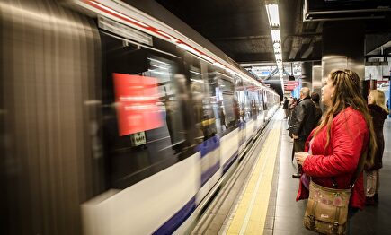 Andén del metro |  Europa Press
