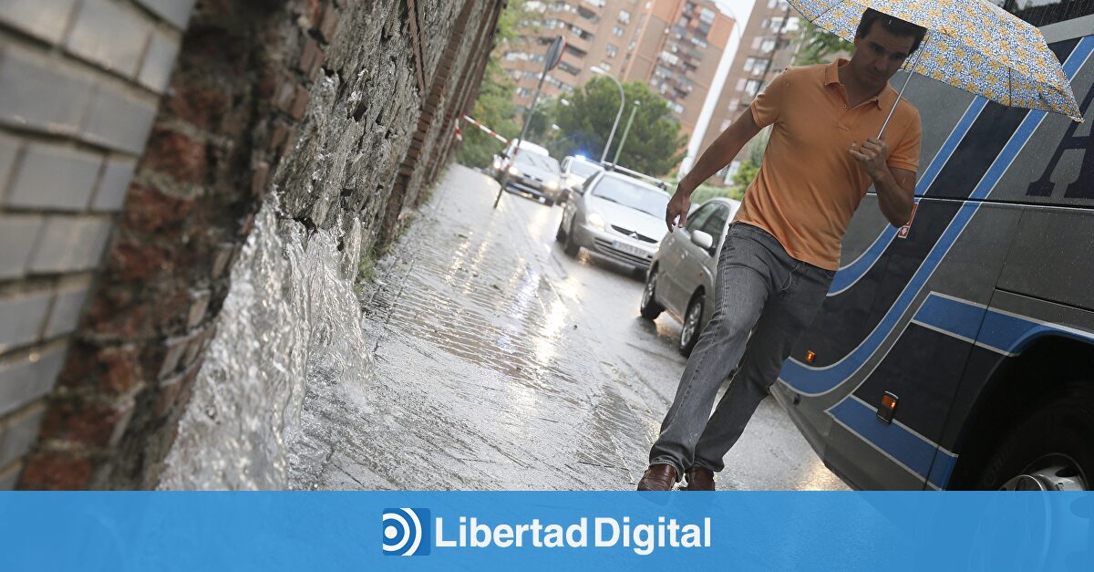 La AEMET activa avisos en ocho comunidades: lluvias en el este y hasta 38 grados en el interior