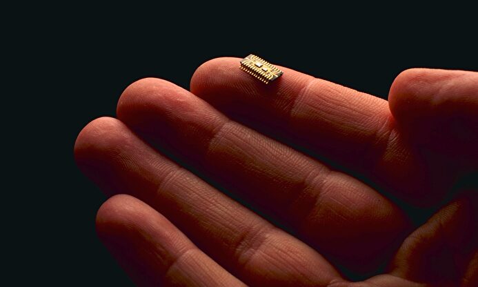 Un microchip |  Alamy