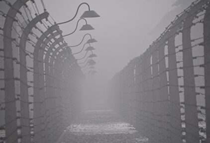 Imagen de las alambradas que rodeaban el campo de exterminio de Auschwitz |  Pawel Sawicki / Auschwitz-Birkenau State Museum