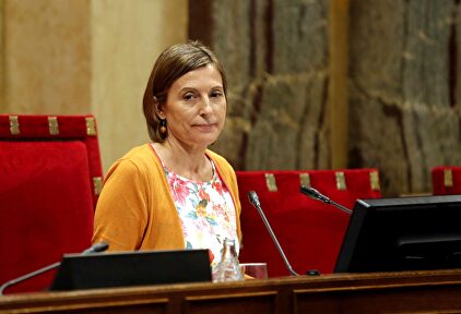 Carmen Forcadel, expresidenta del Parlamento catalán. |  EFE