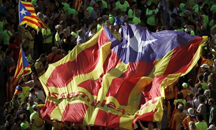Imagen de la Diada de 2017. | EFE