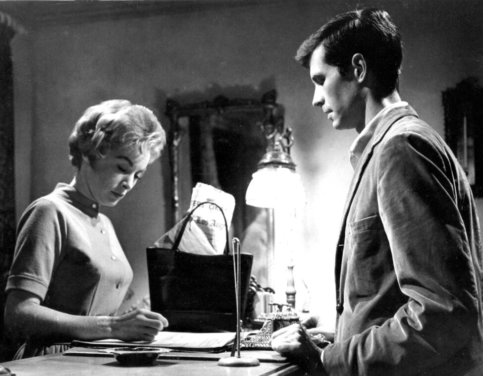 La atormentada vida de Anthony Perkins AnthonyPerkinsandJanetLeigh-psicosis