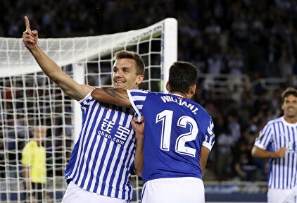 Diego Llorente en su etapa en la Real Sociedad | EFE