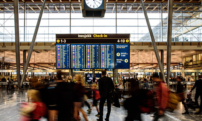Una imagen del aeropuerto de Oslo. |  David Alonso Rincón