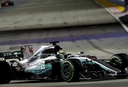 Hamilton, gran beneficiado del accidente de Vettel en Singapur. | EFE