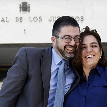 Carlos Sánchez Mato y Celia Mayer. |  EFE