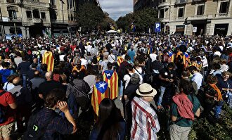 Foto de archivo del asedio a la Consejería de Economía. |  LD