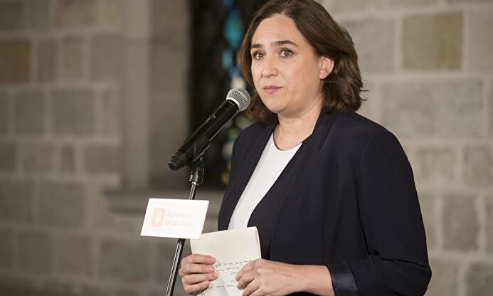 La alcaldesa de Barcelona, Ada Colau. |  EFE