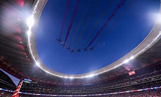 Imagen del Wanda Metropolitano lleno. | EFE
