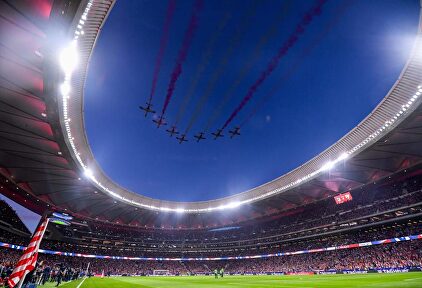 Imagen del Wanda Metropolitano lleno. | EFE
