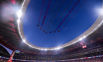 Imagen del Wanda Metropolitano lleno. | EFE
