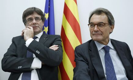 Carles Puigdemont y Artur Mas en una imagen de archivo. |  Instagram @Arturmas