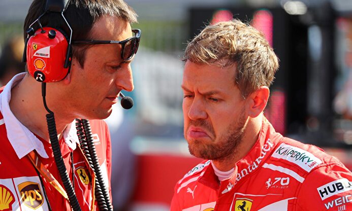 Vettel, la cruz de Ferrari. |  EFE