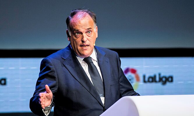 Javier Tebas, presidente de LaLiga. | EFE/Archivo
