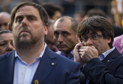 Los supremacistas Oriol Junqueras y Carles Puigdemont |  EFE