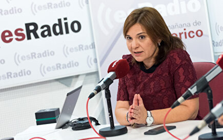 Isabel Bonig, en esRadio. |  David Alonso Rincón