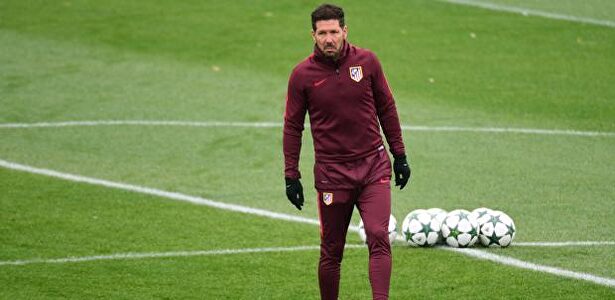 Diego Pablo Simeone dirige un entrenamiento del Atlético de Madrid. | EFE/Archivo