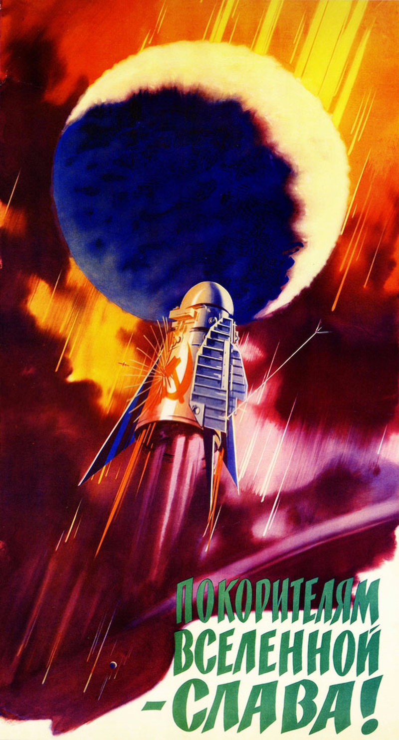 Los carteles comunistas de la carrera espacial rusa Libertad Digital