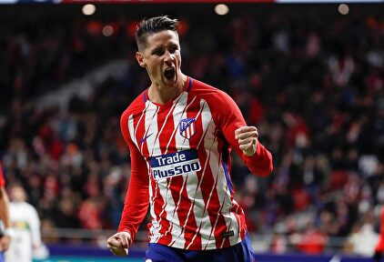 Fernando Torres en su último año como colchonero. | EFE