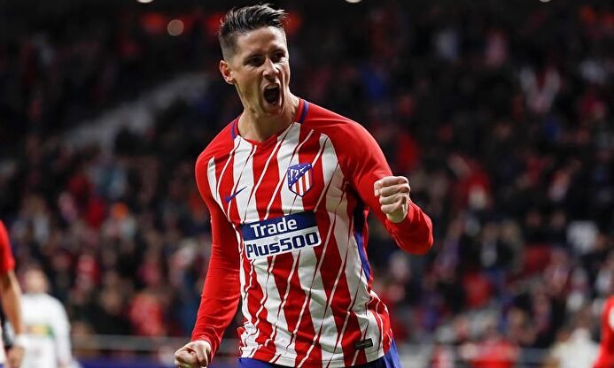 Fernando Torres en su último año como colchonero. | EFE