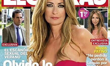 Olvido protagonizó una portada en la revista Lecturas