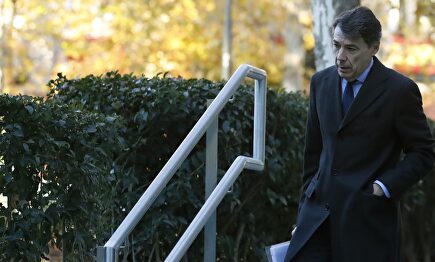 González, en una de sus comparecencias en la Audiencia Nacional. | EFE