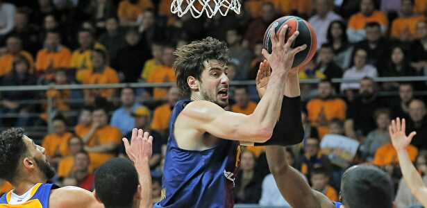 Ante Tomic, en un partido con el Barça. | Archivo
