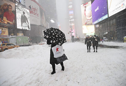 La tormenta de nieve más intensa del año castiga Nueva York