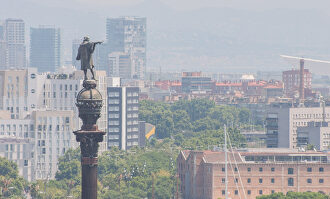 La estatua de Colón en Barcelona | C.Jordá