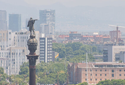 La estatua de Colón en Barcelona | C.Jordá