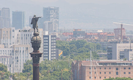 La estatua de Colón en Barcelona | C.Jordá