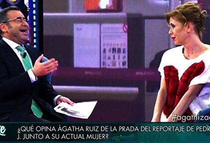 Jorge Javier con Ágatha en una visita al Deluxe |  Telecinco