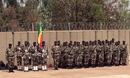 Un grupo de militares malienses. | JAB