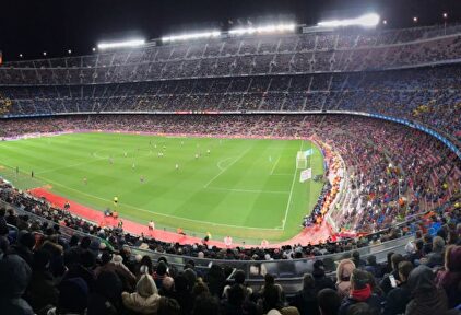 Incendio en el Camp Nou. | Barcelona