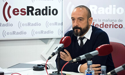 Jordi Cañas, en una de sus visitas a 'Es la Mañana de Federico'. | David Alonso Rincón