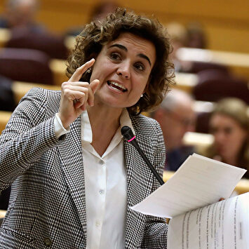 Dolors Montserrat en el Senado. |  EFE