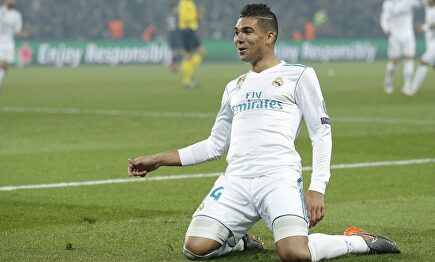 Casemiro, con el Real Madrid. |  EFE