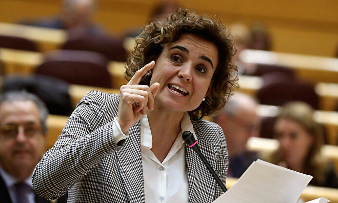 Dolors Montserrat en el Senado. |  EFE