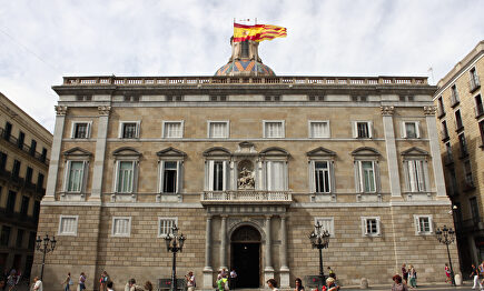Fachada del Palau de la Generalitat catalana |  Wikimedia