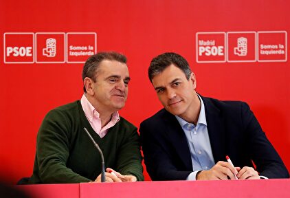 El delegado del Gobierno en Madrid, José Manuel Franco, y el presidente del Gobierno, Pedro Sánchez | EFE