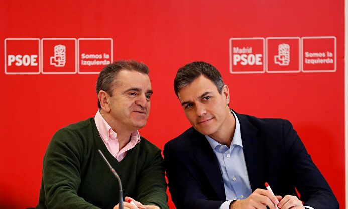 El delegado del Gobierno en Madrid, José Manuel Franco y el presidente del Gobierno, Pedro Sánchez | EFE