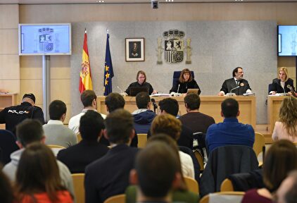Banquillo de los acusados por la agresión de Alsasua |  EFE