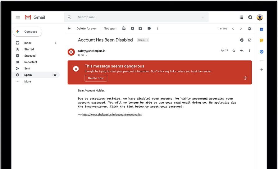 El nuevo diseño de Gmail correo electrónico para este 2018