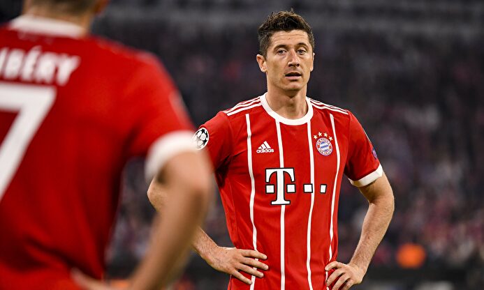 Lewandowski, delantero del Bayern. |  EFE