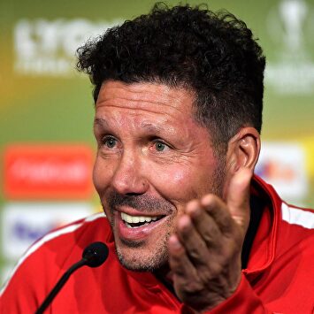 Diego Pablo Simeone, en rueda de prensa. |  EFE