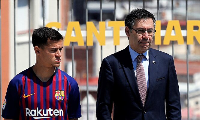 La falsedad del Barcelona indigna a Coutinho |  EFE