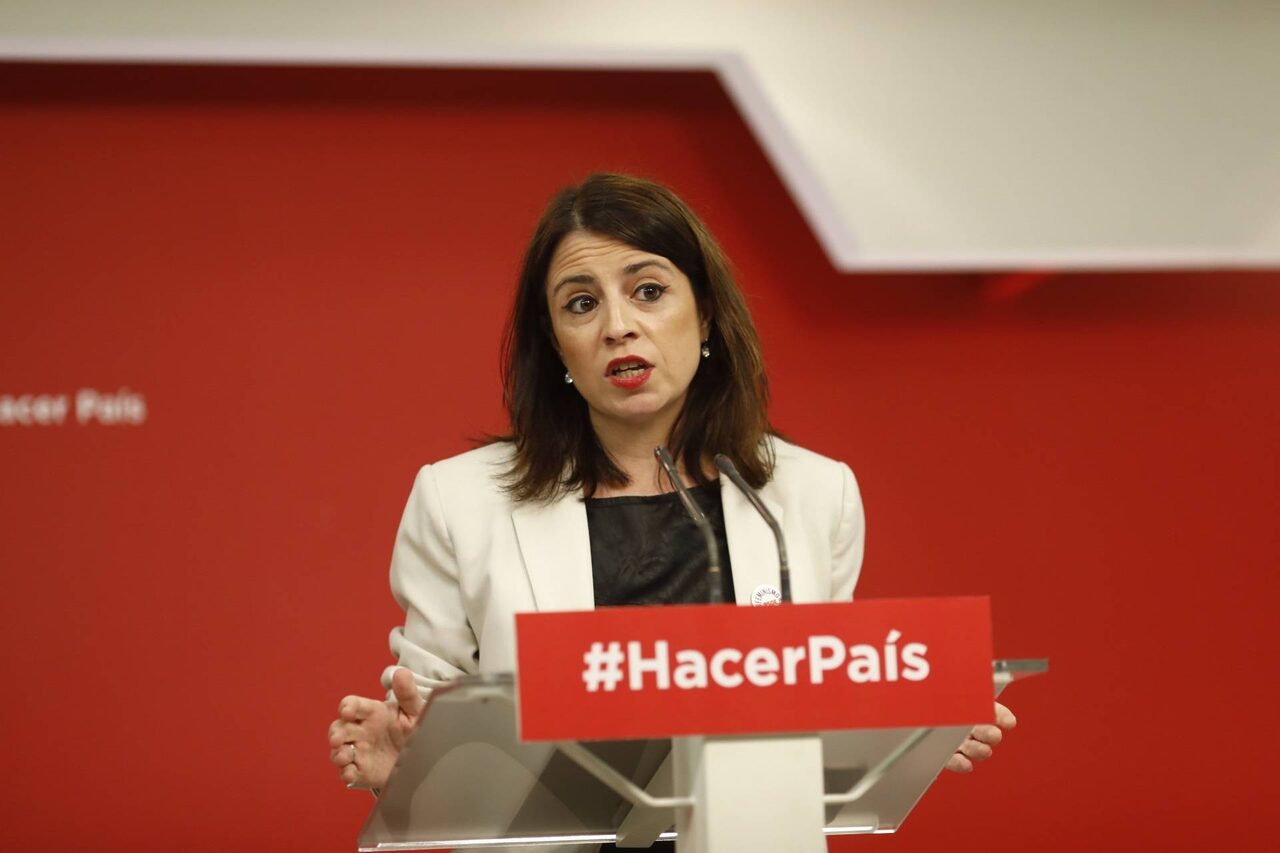 La portavoz del PSOE en el Congreso, Adriana Lastra. | Cordon Press