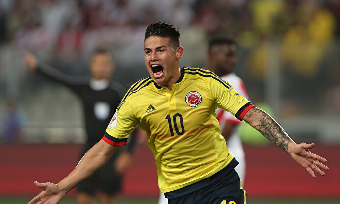 James Rodríguez con Colombia. |  Instagram