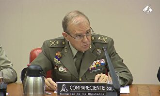 El general Miguel Ángel Ballesteros, director del DSN. | Imagen TV